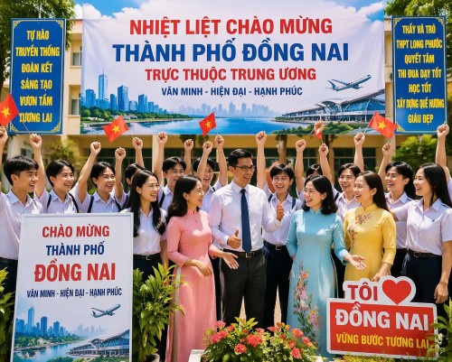 THPT LONG PHƯỚC ĐỒNG HÀNH CÙNG KHÁT VỌNG PHÁT TRIỂN THÀNH PHỐ ĐỒNG NAI