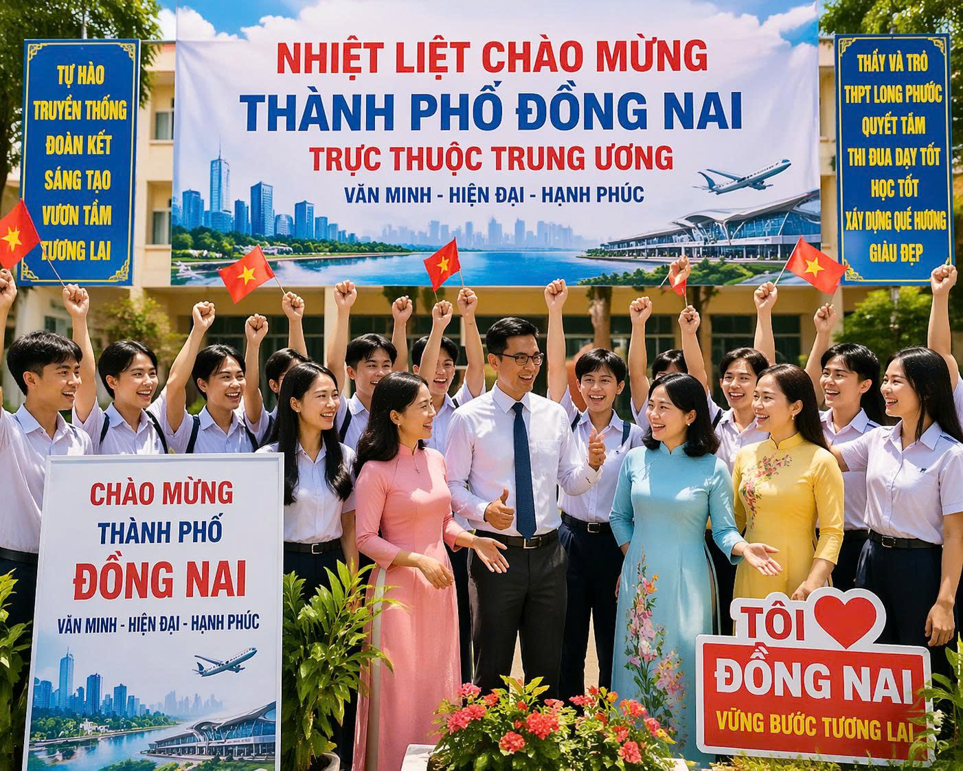 THPT LONG PHƯỚC ĐỒNG HÀNH CÙNG KHÁT VỌNG PHÁT TRIỂN THÀNH PHỐ ĐỒNG NAI